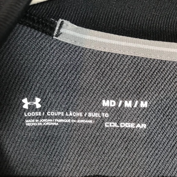 Under Armor Women’s Medium Black & Gray Hybrid Full Zip Active Sports Jacket - Picture 2 of 4